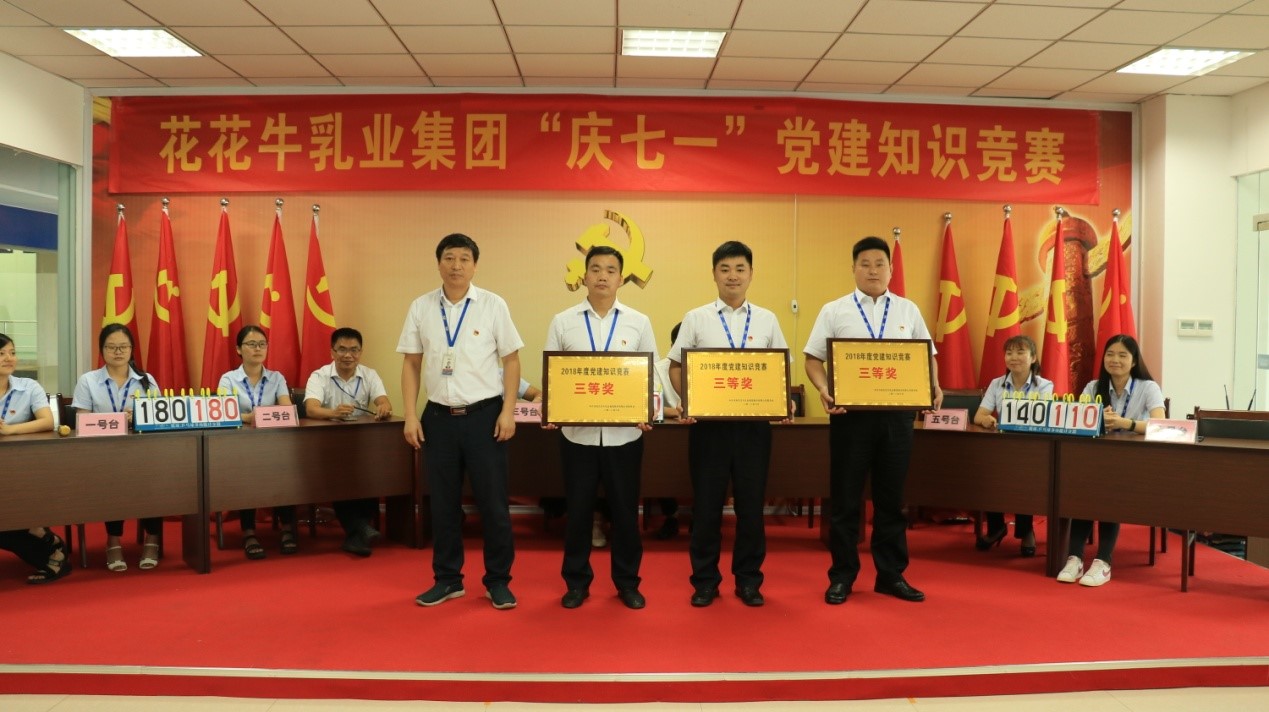 知識(shí)競(jìng)賽爭(zhēng)先鋒 比學(xué)趕超展風(fēng)采 —— 花花牛乳業(yè)集團(tuán)黨委舉辦慶 “七一”黨建知識(shí)競(jìng)賽 知識(shí)競(jìng)賽爭(zhēng)先鋒 比學(xué)趕超展風(fēng)采 —— 花花牛乳業(yè)集團(tuán)黨委舉辦慶 “七一”黨建知識(shí)競(jìng)賽